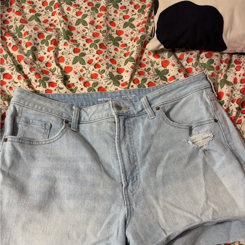 Old Navy Light Blue Jean Shorts